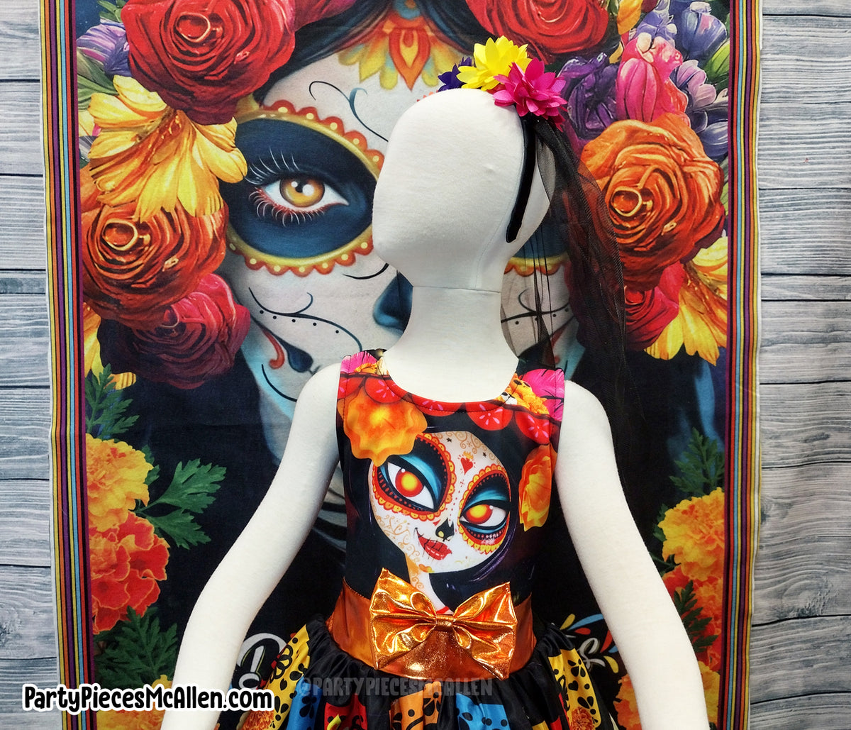 Day of the day Outfit, Catrina Doll Dress Party Pieces McAllen