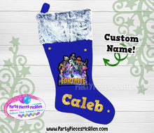 Load image into Gallery viewer, Fortnite Christmas Stocking