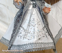 Load image into Gallery viewer, Vestidito Niño de las Palomas, Child of the Doves Baby Jesus White Gown