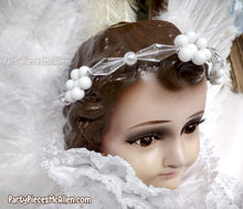 Load image into Gallery viewer, Vestidito Angel Gabriel, Angel Gabriel Baby Jesus White Gown