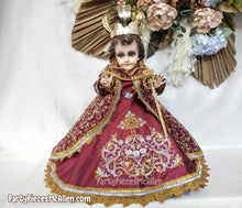 Load image into Gallery viewer, Vestido Niño Dios Rey de Reyes, Baby Jesus King of King Gown