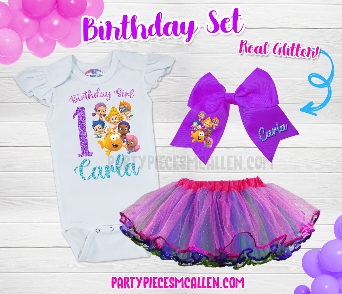 Bubble Guppies Tutu Outfit Party Pieces McAllen Bubble Guppies Tutu Outfit Party Pieces McAllen