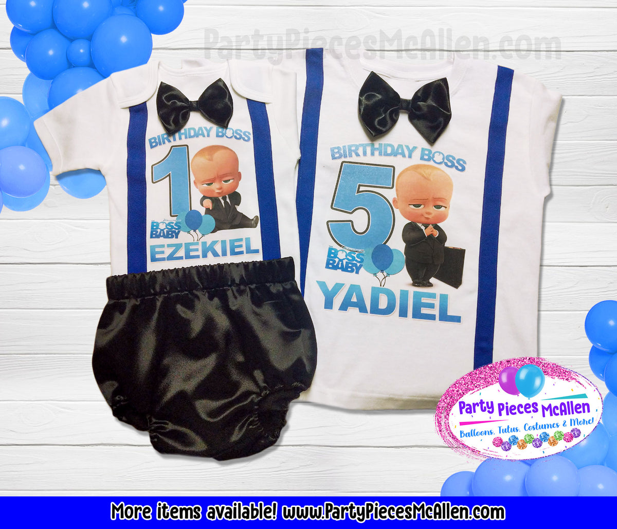 Boss baby shirts hot sale for birthday party