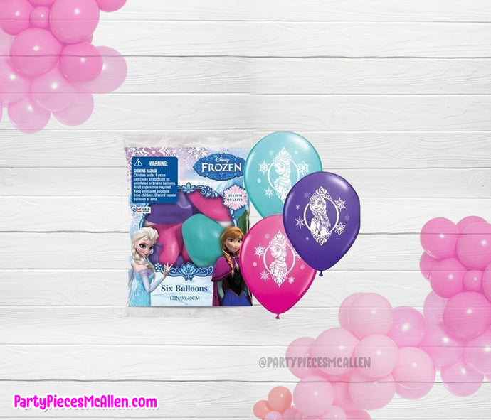 Frozen Anna and Elsa Latex Balloons
