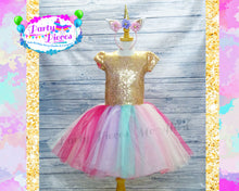 Load image into Gallery viewer, Unicorn Tutu Dress