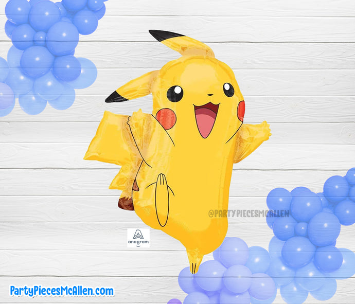 Pokemon Pikachu Shape Foil Balloon