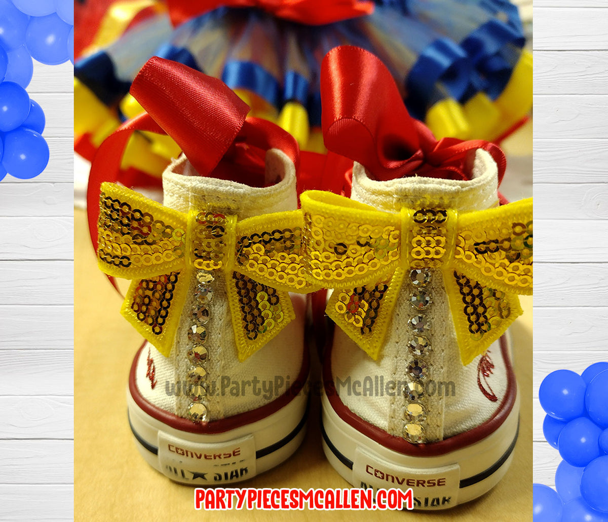 Toddler Rhinestone Tennis Shoes – Party Pieces McAllen