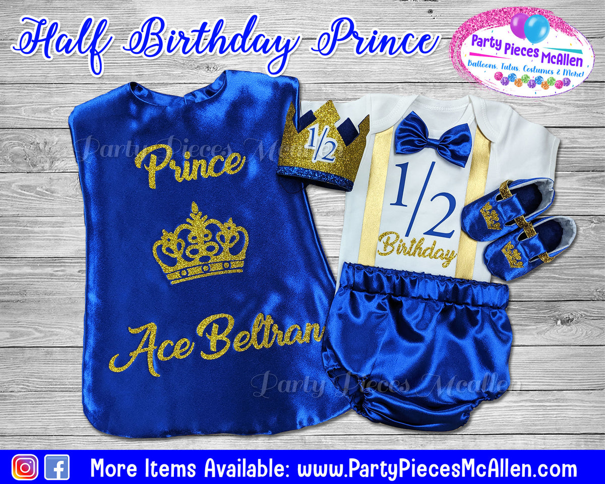 Little prince 1st hot sale birthday outfits