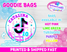 Load image into Gallery viewer, 12 Girls Tik Tok Goodie Bags