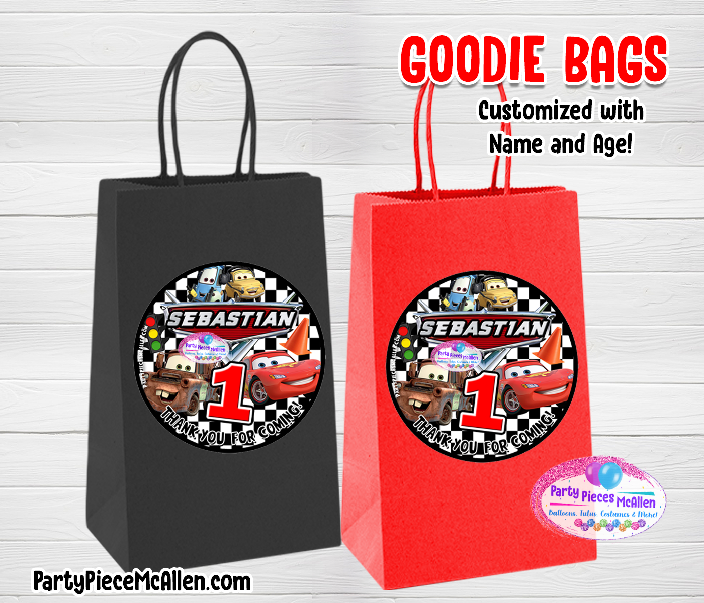 Cars Goodie Bags