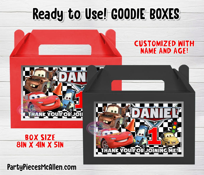 Cars Goodie Boxes