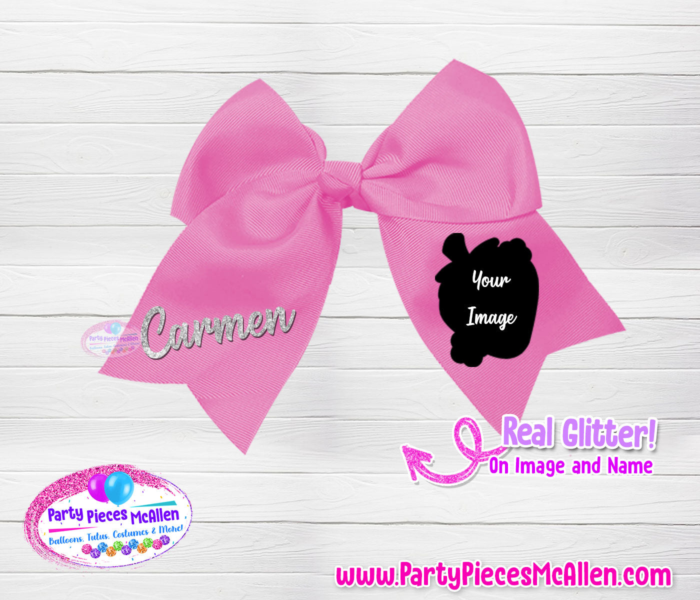 Custom Glitter Bow