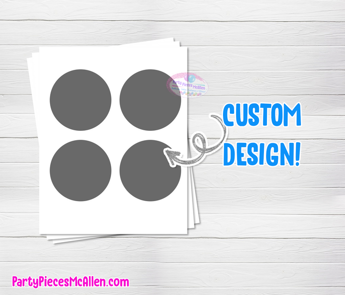CUSTOM Round Labels, Stickers