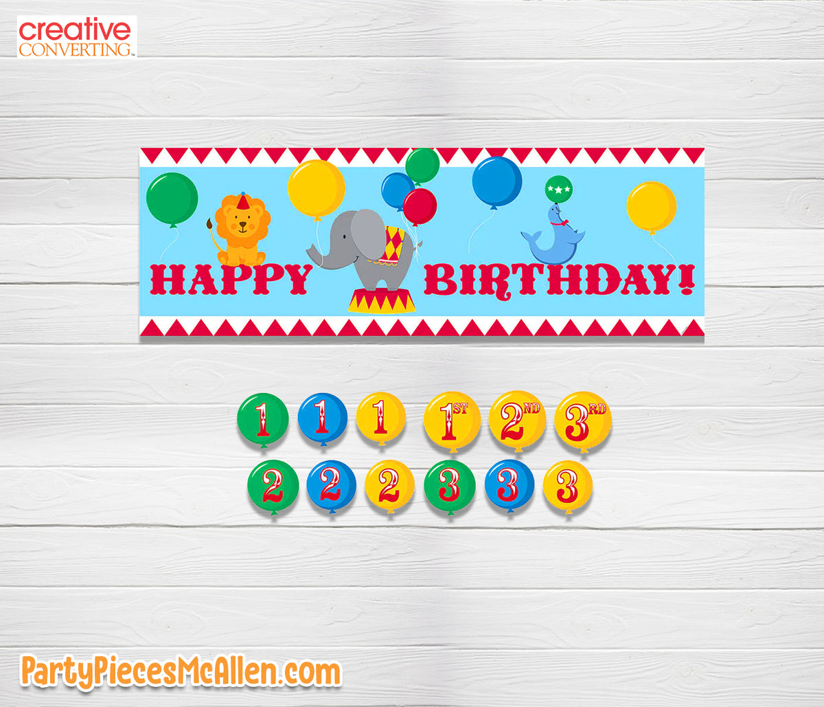 Creative Gigante Buon Compleanno Banner con Adesivi (SG24518 Creative Gigante Buon Compleanno Banner con Adesivi (SG24518