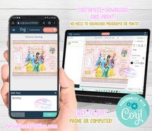 Load image into Gallery viewer, Princess Party Editable Chip Bag Label