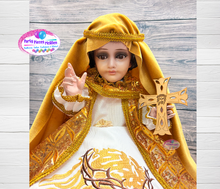 Load image into Gallery viewer, Vestidito Niño Dios Divino Rostro, Baby Jesus Dress 2026