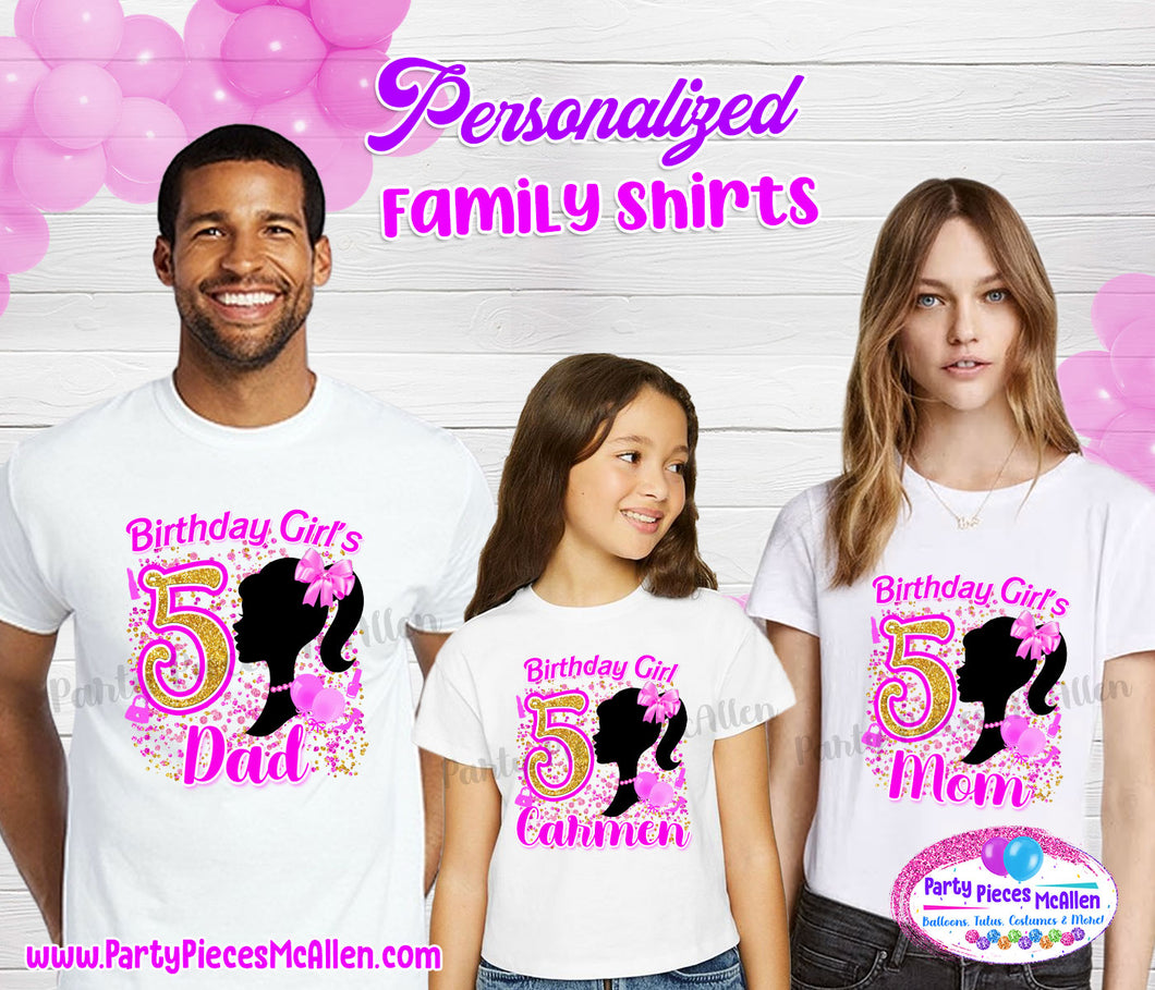 Doll Sillhouette Family Shirts