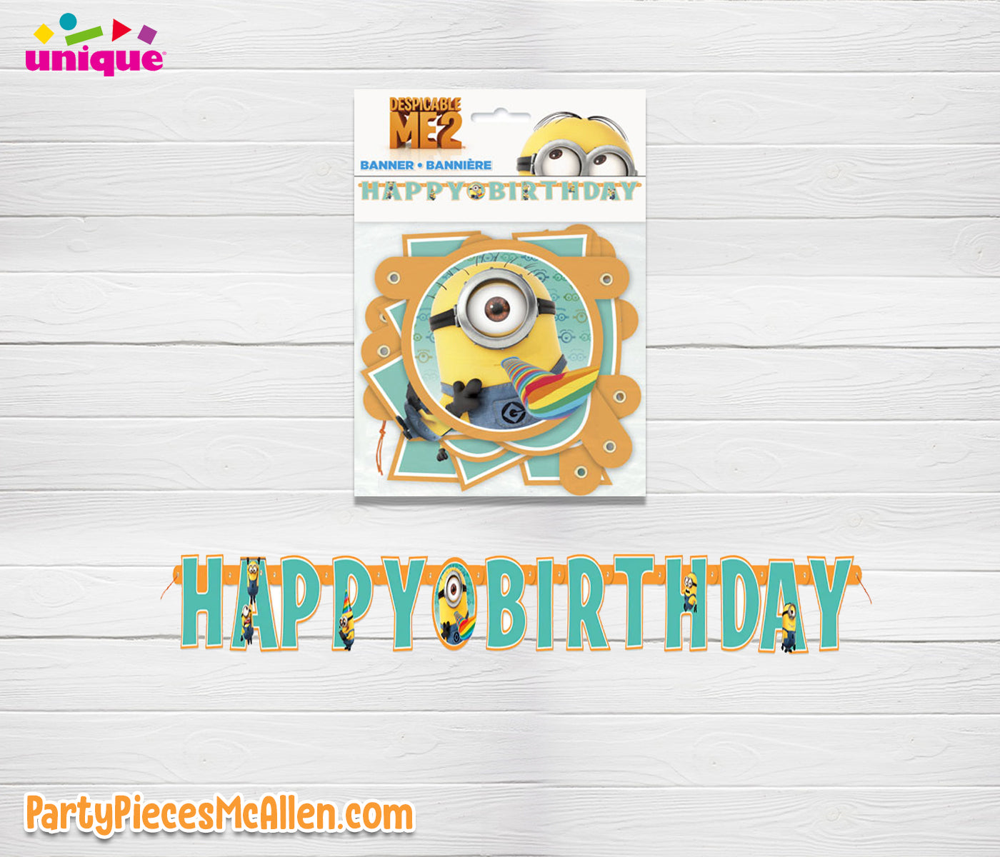 Despicable Me Minions Birthday Jointed Banner