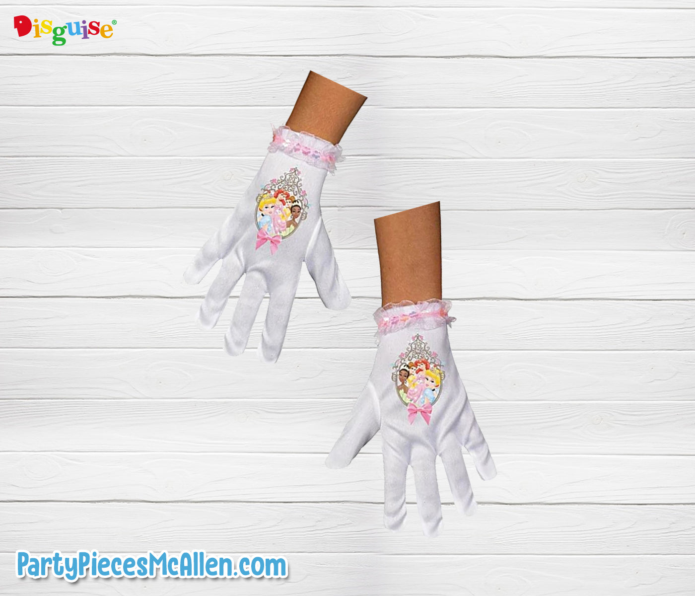 Kid's Disney Princess Satin Gloves