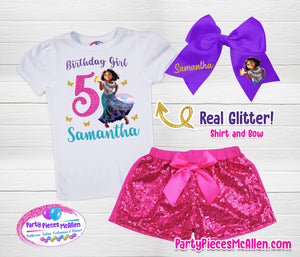 Mirabel Encanto Glittery Outfit