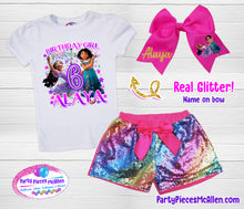 Load image into Gallery viewer, Mirabel and Isabella Encanto Birthday Outfit