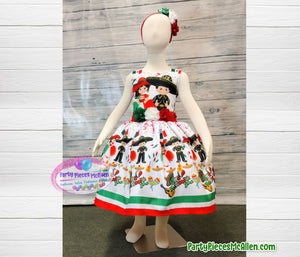 Charrito and Charrita Dress, Mexican Fiesta Dress