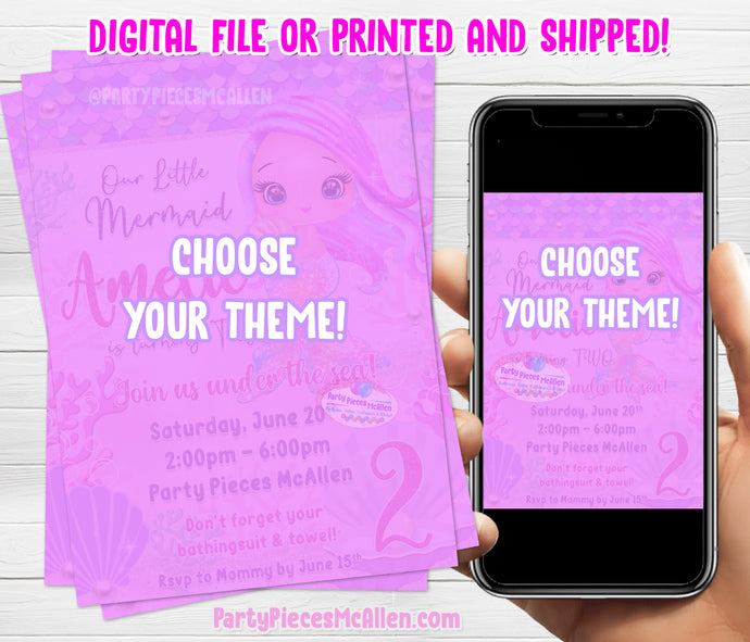 Choose your invitation theme