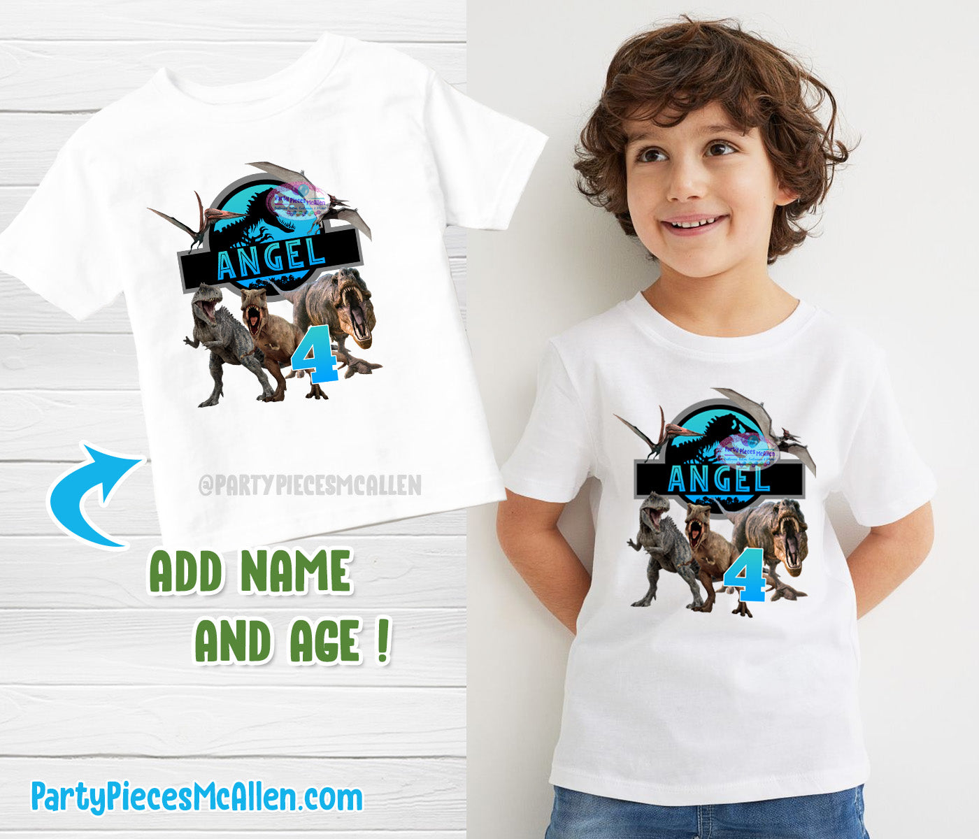 Jurassic World Birthday Shirt – Party Pieces McAllen