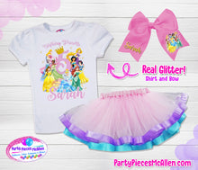 Load image into Gallery viewer, Pastel Colors Princess Rainbow Tutu Outfit