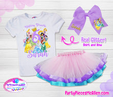 Load image into Gallery viewer, Pastel Colors Princess Rainbow Tutu Outfit