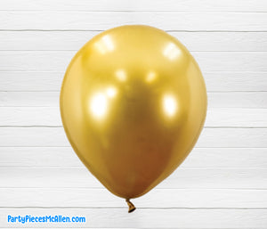 12" Gold Latex Balloons 72PCS