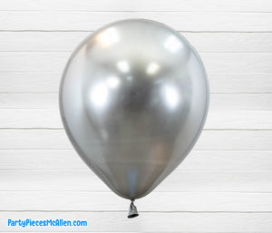 12" Silver Latex Balloons 72PCS