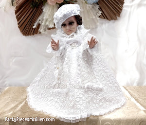 Vestidito Niño del Bautizo, Baby Jesus Baptismal Gown