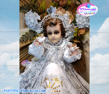 Load image into Gallery viewer, Vestido Niño de la Palomas, Vestido Niño Dios Blanco, Niño Dios Ropon