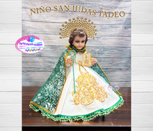 Load image into Gallery viewer, Vestidito Niño Dios San Judas Tadeo, Baby Jesus Dress 2026