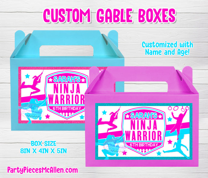 Ninja Warrior Girl Gable Boxes