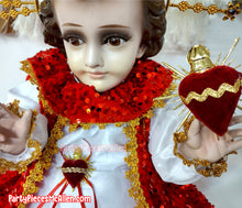 Load image into Gallery viewer, Vestidito Sagrado Corazon Niño Dios, Sacred Heart Baby Jesus Gown
