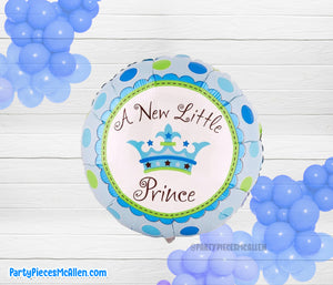 17" A New Little Prince Round Foil Balloon