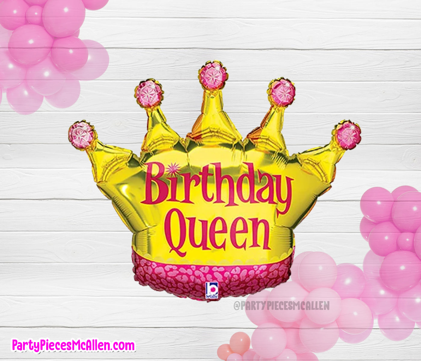 Birthday Queen Crown Foil Balloon