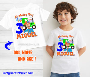 Tractor Birthday Shirt