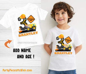 Construction Birthday Shirt