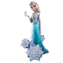 Load image into Gallery viewer, 57&quot; Elsa Frozen Air Walker Foil Balloon