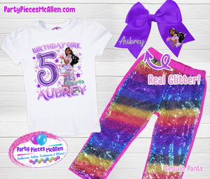 Isabella Inspired Birthday Sequin Pants Outfit