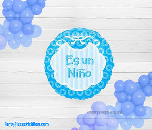 17" Es un Nino Round Foil Balloon