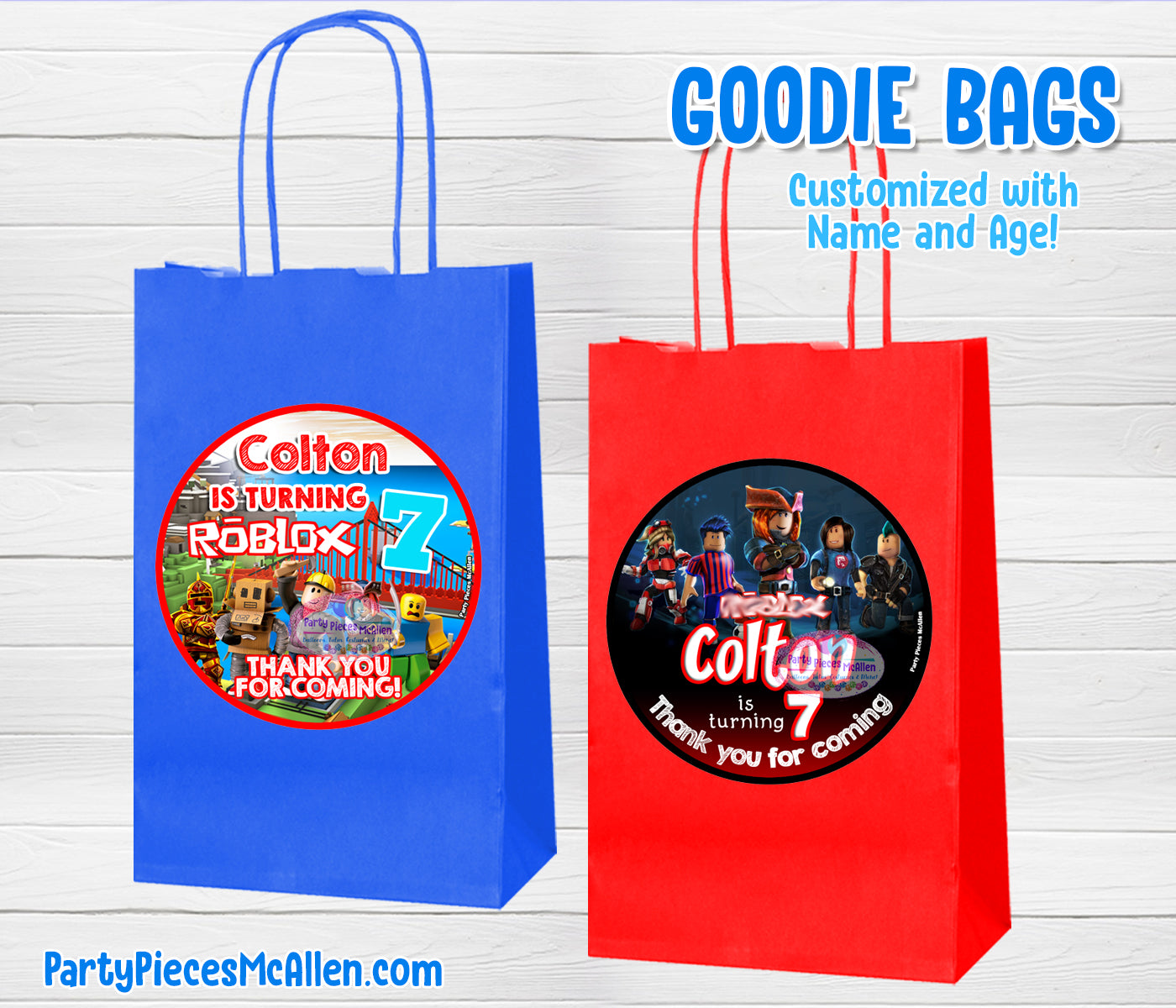 Gamer Boy Avatars Goodie Bags