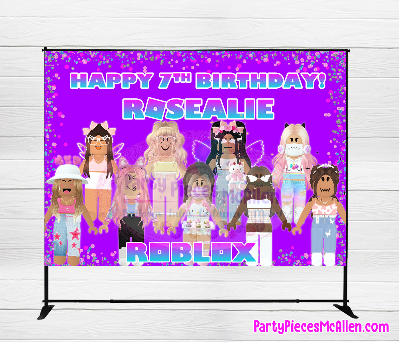 Roblox Girl Party Package with Custom Avatar – Party Pieces McAllen