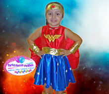 Load image into Gallery viewer, Girls Wonder Woman Costume