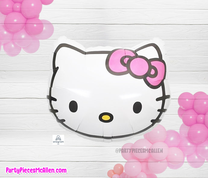 Hello Kitty head Foil Balloon
