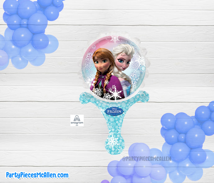 Inflate a fun Frozen Anna and Elsa Foil Balloon