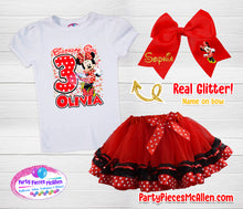 Load image into Gallery viewer, Minnie Mouse Red Tutu Set